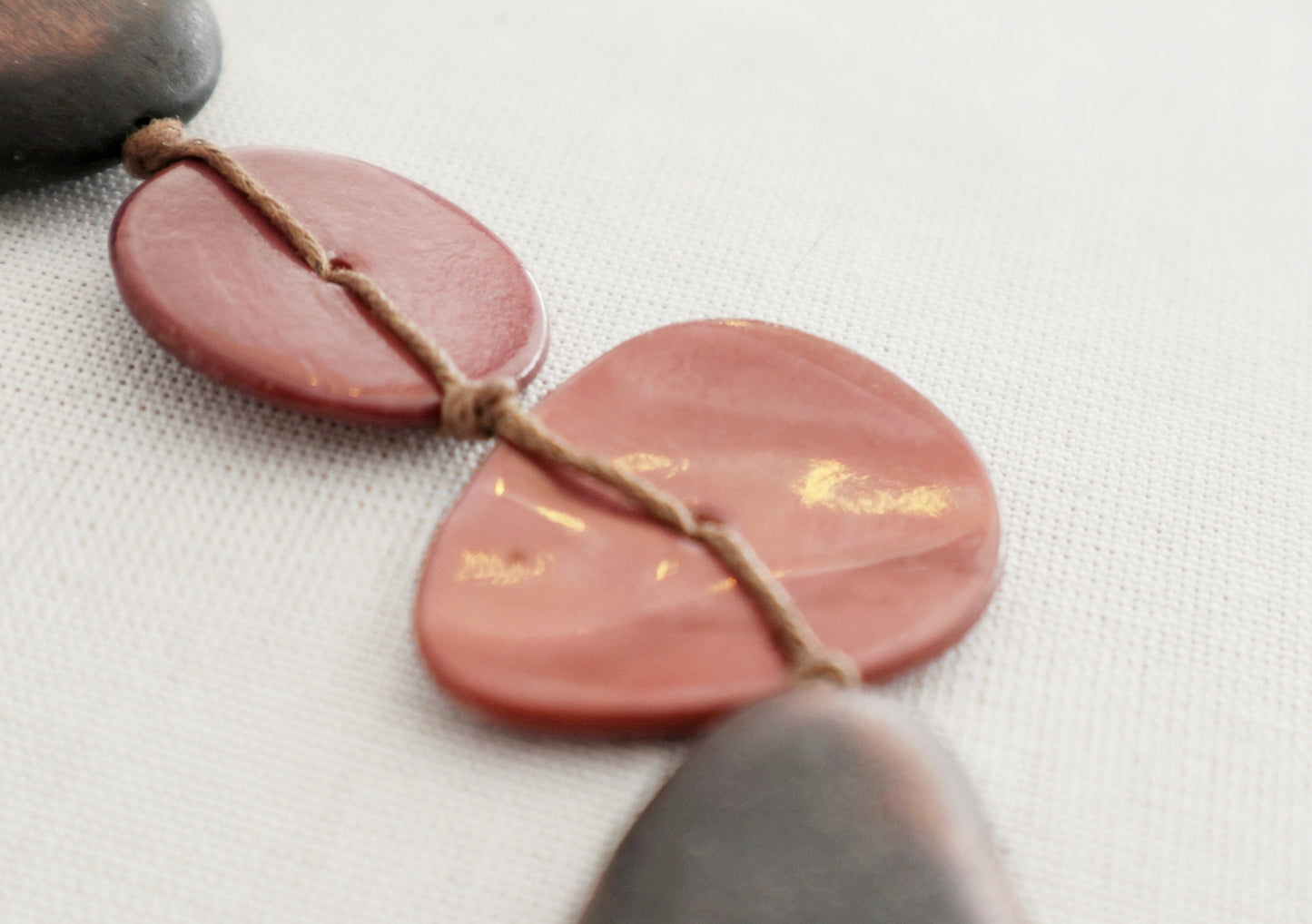 Organic handmade necklace
